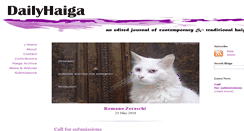 Desktop Screenshot of dailyhaiga.org
